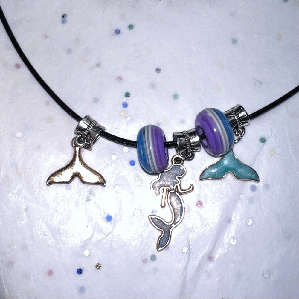 NEW MERMAID CHARM NECKLACE KIDS JEWELRY